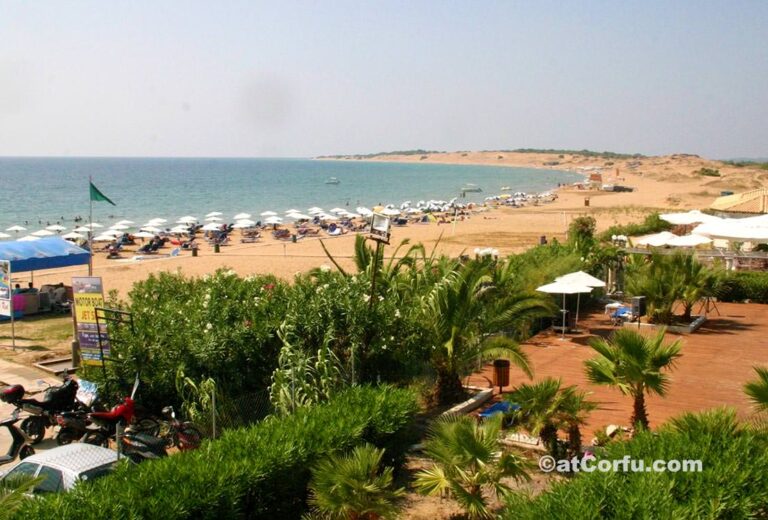 Korfu Fotos, Strand von Agios Giorgis