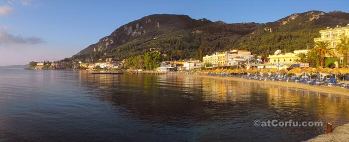 Benitses Strand in Chontrakia