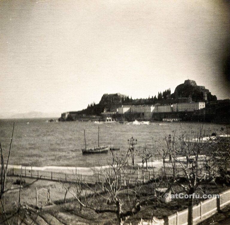 Korfu alte Fotos-alte Festung 1915