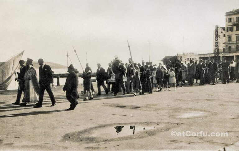 Korfu alte Fotos-Ostern von 1938