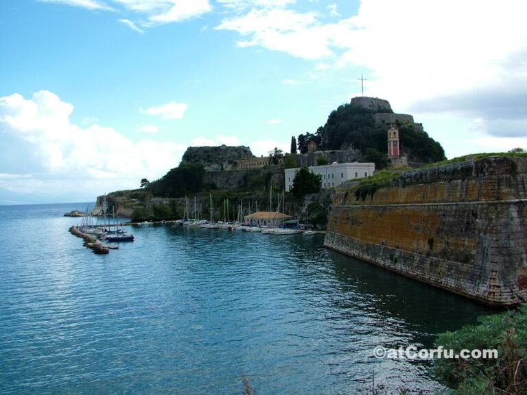 Korfu Fotos, alte Festung von Faliraki
