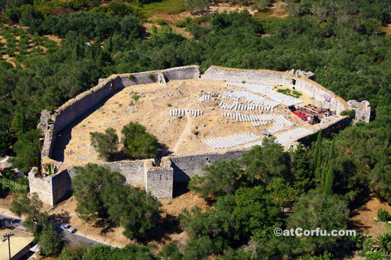 Korfu Fotos, Reste von Gardiki Festung