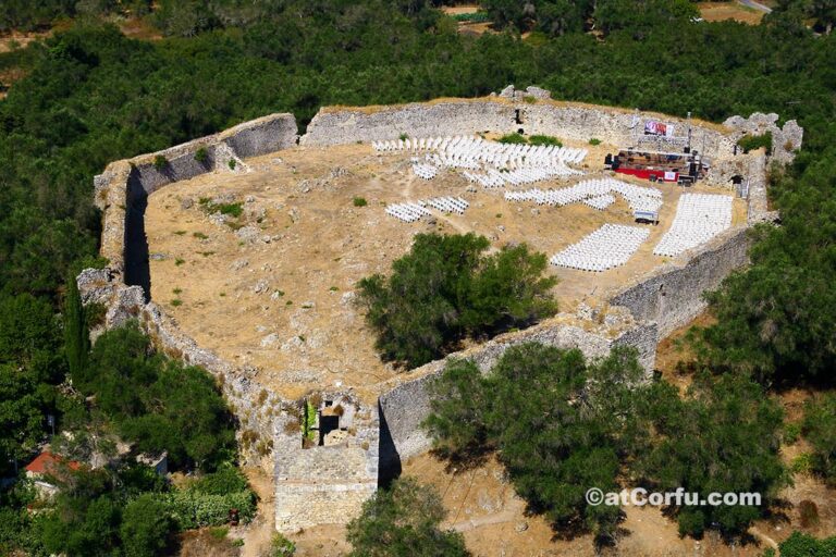 Korfu Fotos, Reste von Gardiki Festung