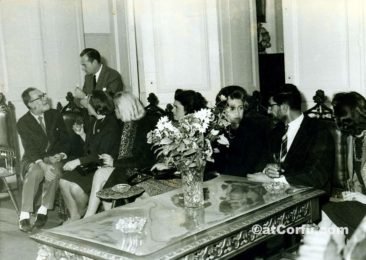 Benitses - Gäste in Manesis Haus-1960