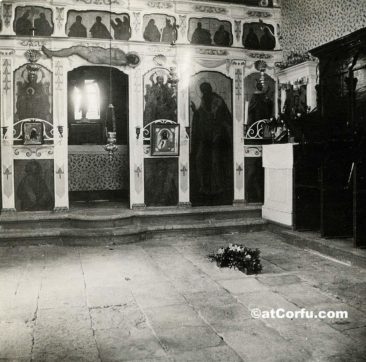 Benitses - in der Kirche von San Stefano 1917