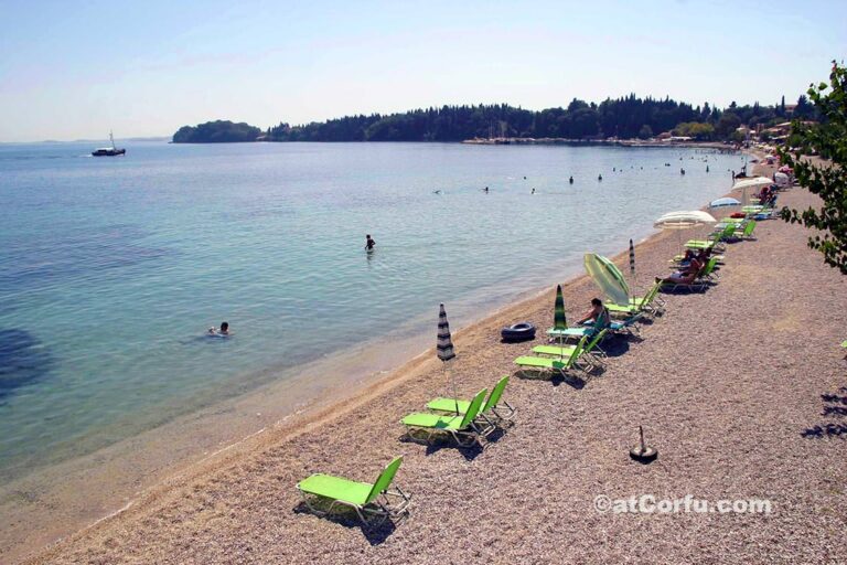 Korfu Fotos, Strand bei Ipsos