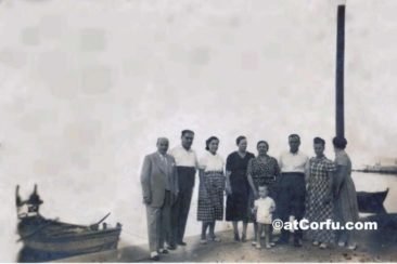 Benitses - auf dem kleinen Hafen-1955