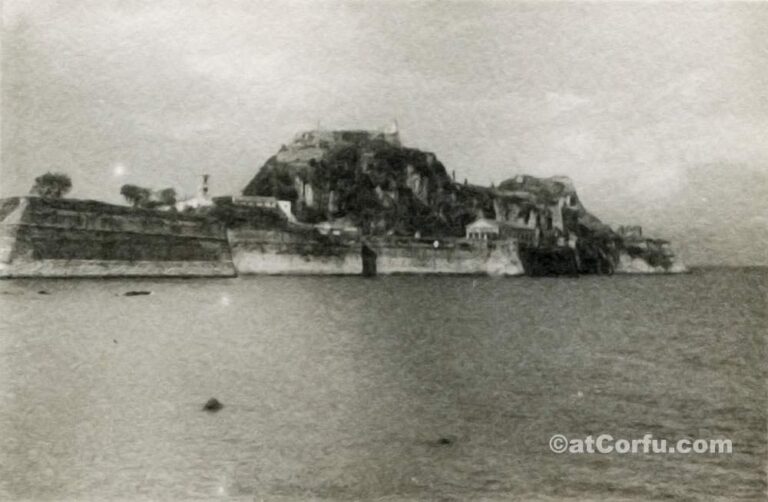 Korfu alte fotografische - Festung