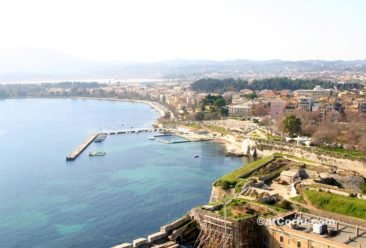Korfu Fotos - Stadt aus alter Festung