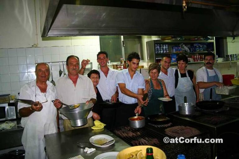 Benitses, im alten Paxinos Restaurant