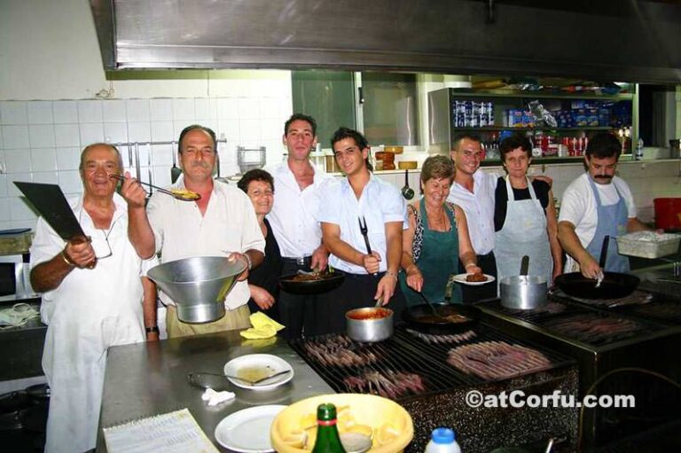 Benitses, im alten Paxinos Restaurant