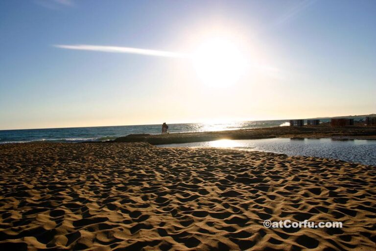 Korfu Fotos - der Santa Barbara Strand