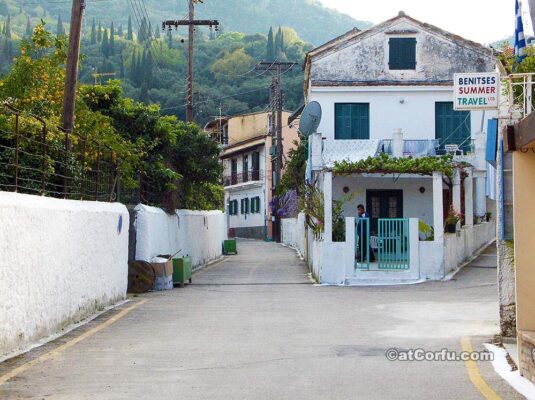 Traditionelles Benitses altes Haus