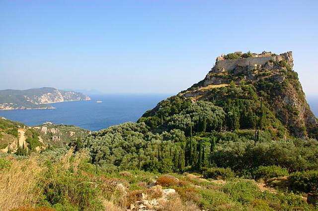Korfu, Aggelokastro in Paleokastritsa