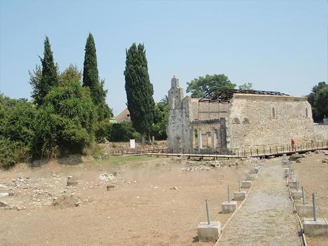 Nerantzicha-Turm im alten Korfu