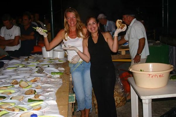Sardinenfest in Benitses