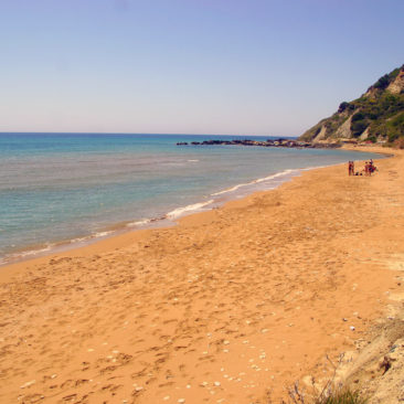 Gardenos Strand im Südwesten von Korfu