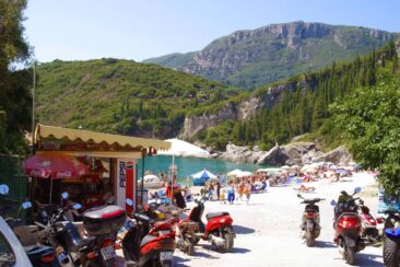 Palaiokastritsa-Strand