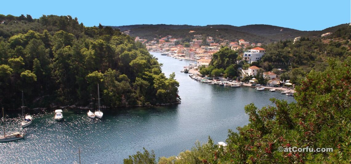 Gaios die Hauptstadt von Paxos