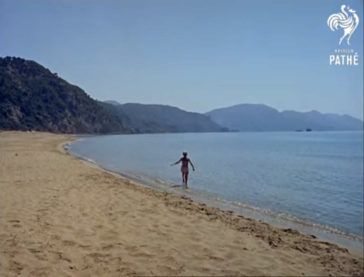 Glyfada Strand im Jahr 1962