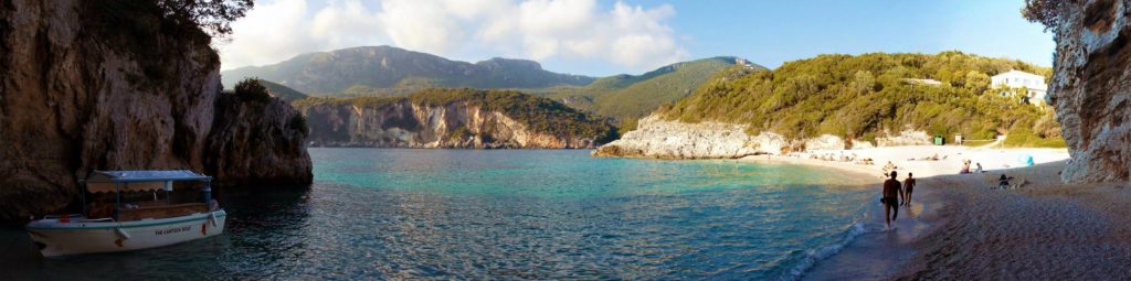 Rovinia Strand Panorama