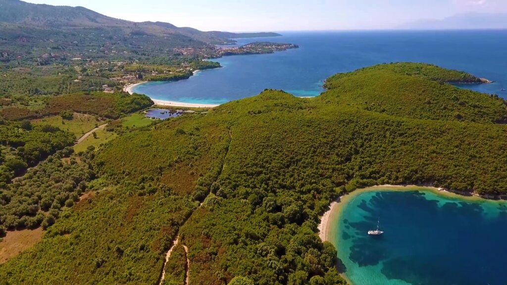 Avlaki Strand in Erimitis Corfu