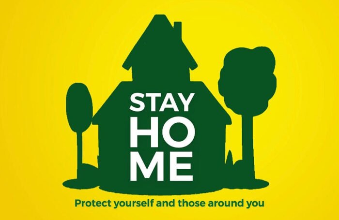 Zuhause bleiben - Coronavirus auslassen