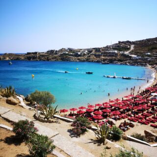 Super Paradise Strand in Mykonos