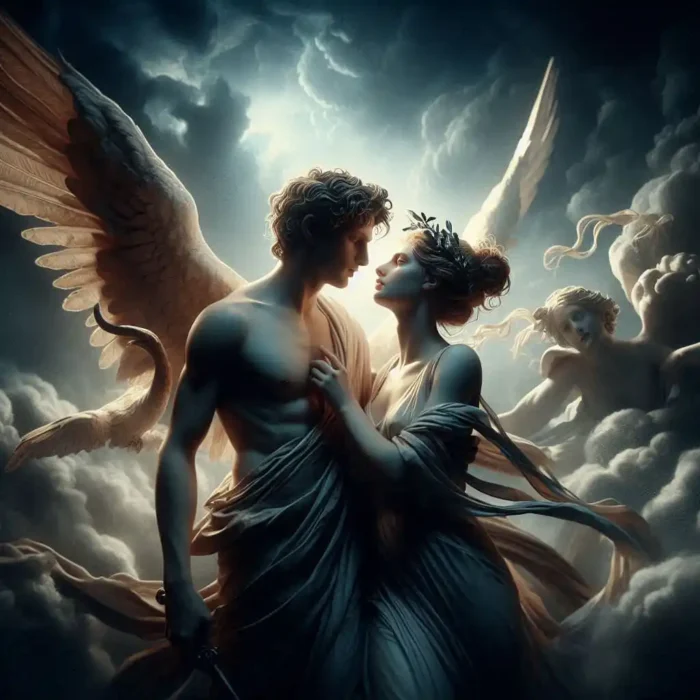 Eros und Psyche zusammen