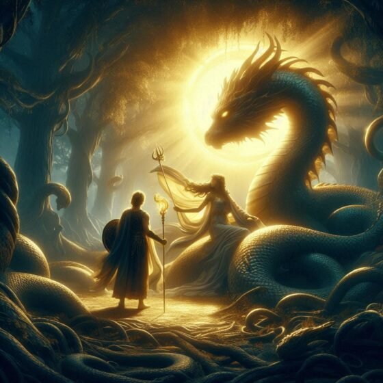 Medea treibt Jason nach Gordon Vlies