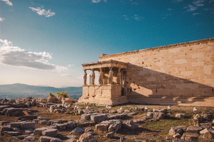 Kariatides in der Akropolis