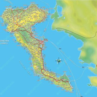 Κέρκυρα χάρτης