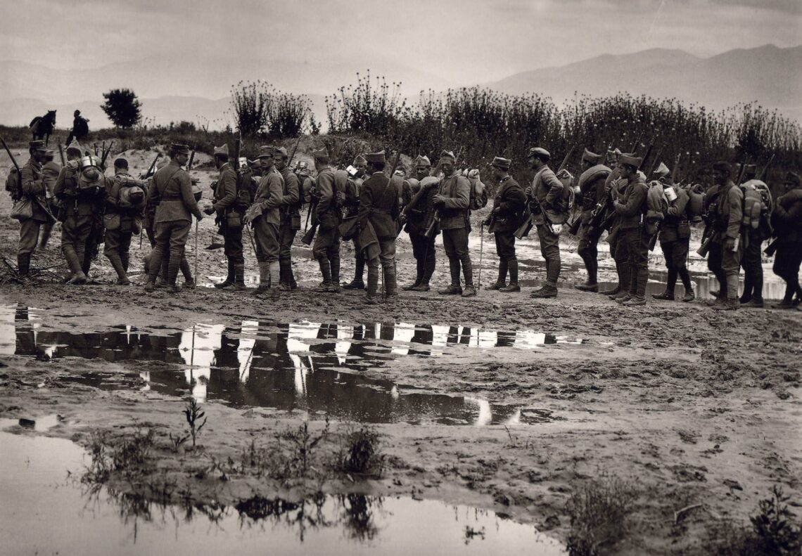 Ελληνικός στρατός του 1913 στο Στρυμώνα