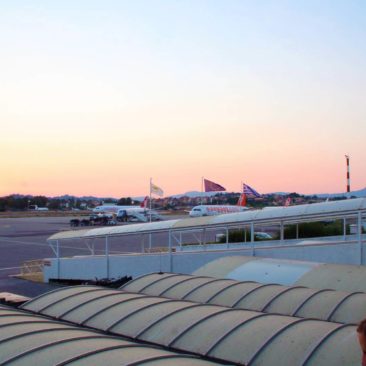 Άποψη στο αεροδρόμιο Κέρκυρας
