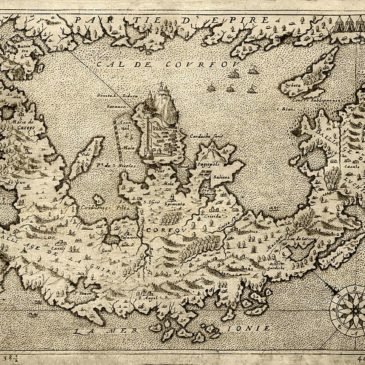 Κέρκυρα σε χάρτη του 1575