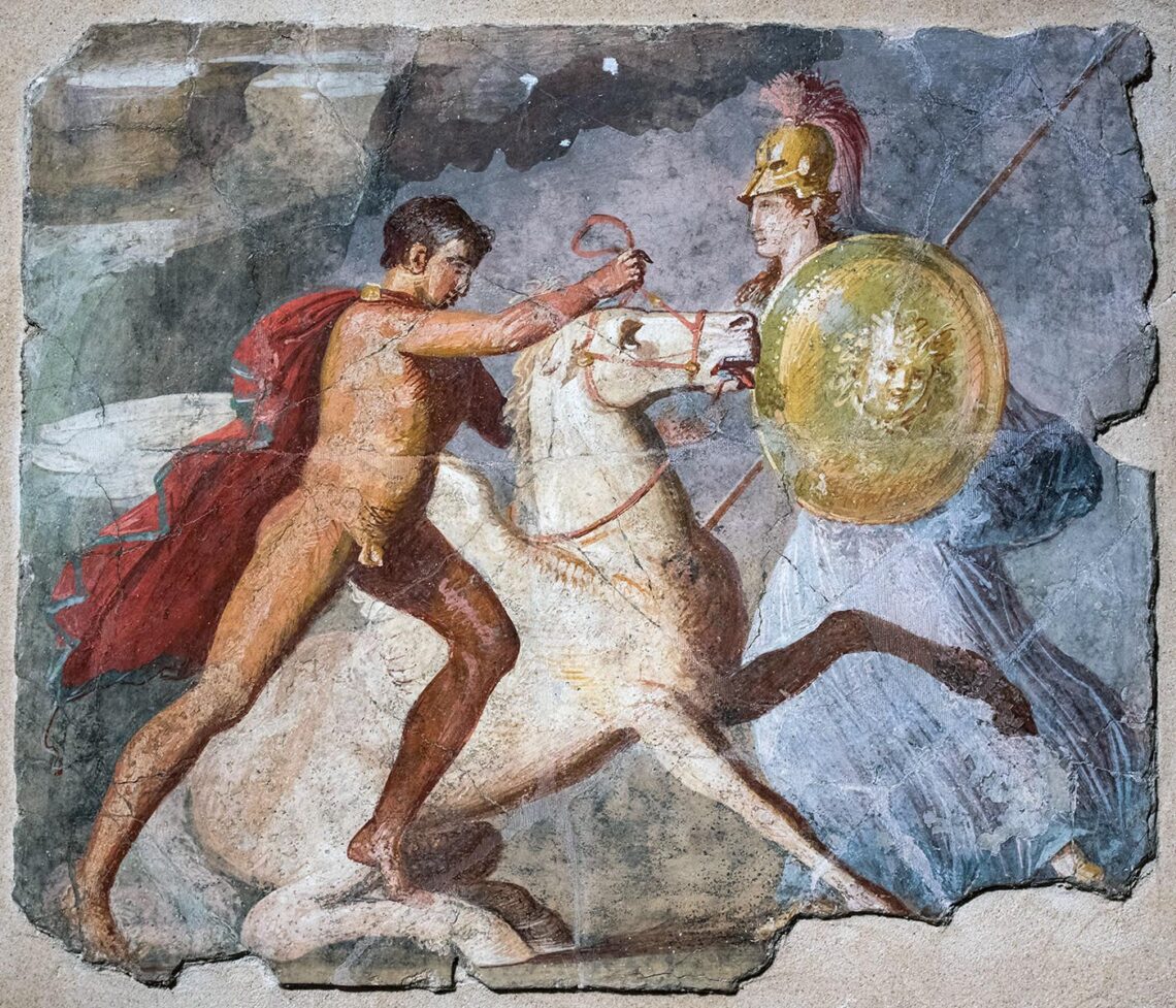 Ο Βελλεροφόντης με τον Πηγασο