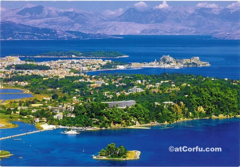 Corfu Mouse island and Kanoni