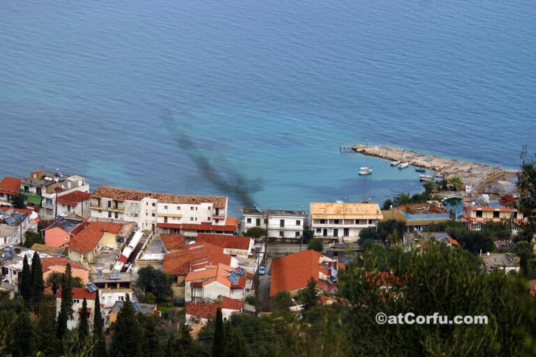 Benitses - Koutsomaroula view
