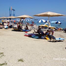 Benitses - The Beach in the port