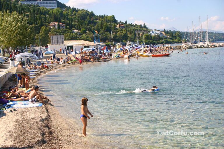 Benitses - The Beach in the port