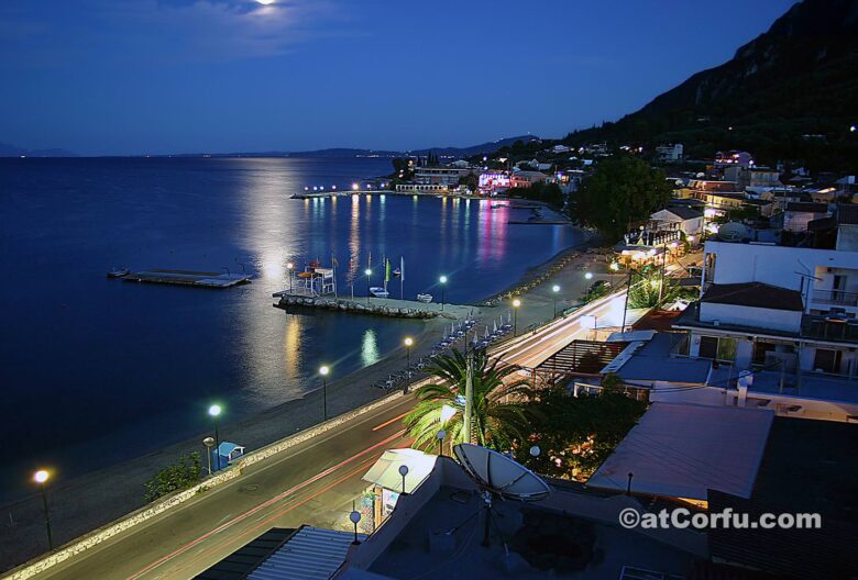 Benitses at night