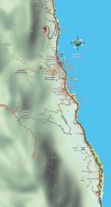 Benitses map