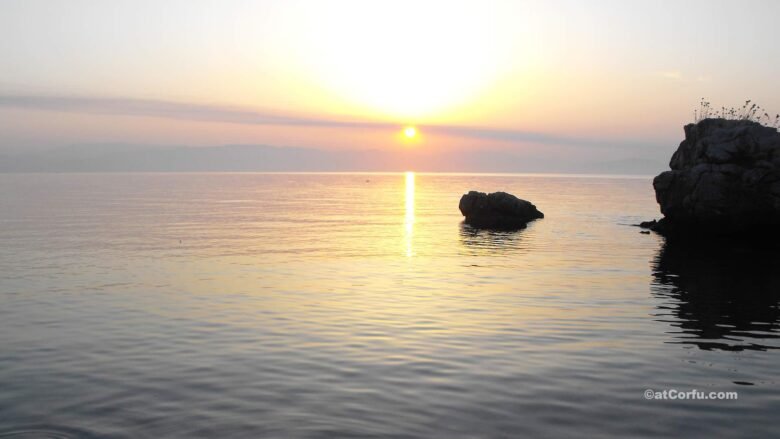 Corfu Benitses, a calm morning
