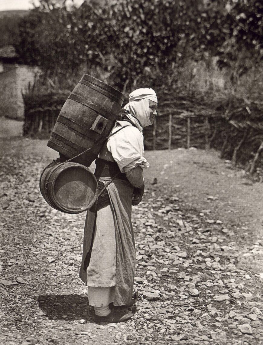 A woman in Delvinaki