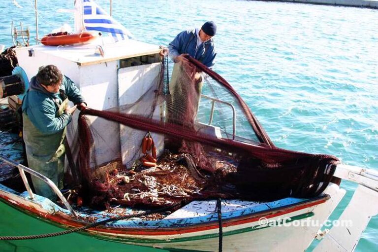 Fishing in Benitses