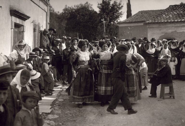 A celebration in Gastouri Corfu 1903