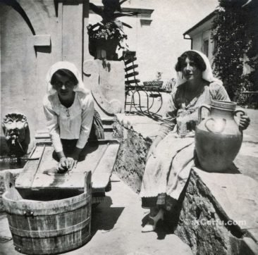 Benitses - servants at San Stefano house