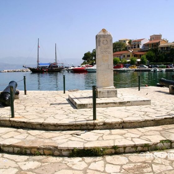 In the port of Kassiopi