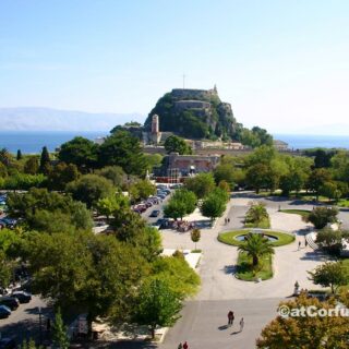 Flight over Corfu Town and Esplanade Square