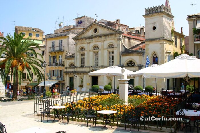 Townhall Square in Corfu